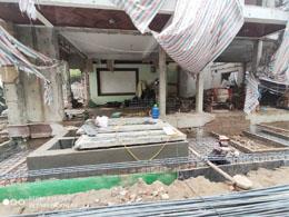 Thi công khoan cấy thép Dầm – Sàn nhà anh Đức tại Xa La, Hà Đông bằng keo Ramset G5