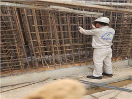 Thi công khoan cấy thép dầm móng D20 tại Đông Anh Hà Nội bằng keo Bossong BCR 300 Vplus Tropical