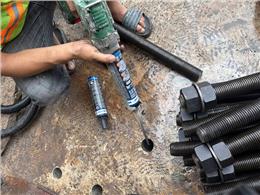 Hướng Dẫn Khoan Cấy Bulong Cẩu Tháp M48 Bằng Keo Bossong Bcr300 Tại Bắc Ninh