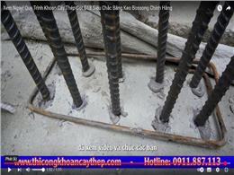 Quy Trình Khoan Cấy Thép Cột D18 Siêu Chắc Bằng Keo Bossong Chính Hãng 