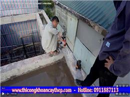 HƯỚNG DẪN THI CÔNG NEO CẤY THÉP BẰNG KEO RAMSET CHÍNH HÃNG