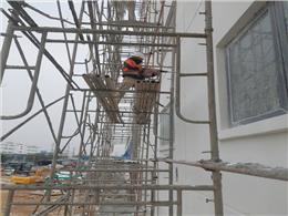 Khoan Cấy Thép Mái Sảnh Tại KCN Đồng Văn, Ninh Bình Bằng Keo Bossong BCR 400V Vplus Tropical