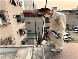 Khoan Cấy Thép Cột D16 Tại Xa La – Thi Công Bằng Keo Bossong BCR 400 Vplus Tropical