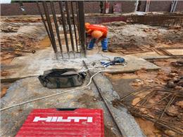 Thi công khoan cấy thép cột D28 bằng keo Ramset Epcon G5 Pro tại dự án Yên Phong, Bắc Ninh