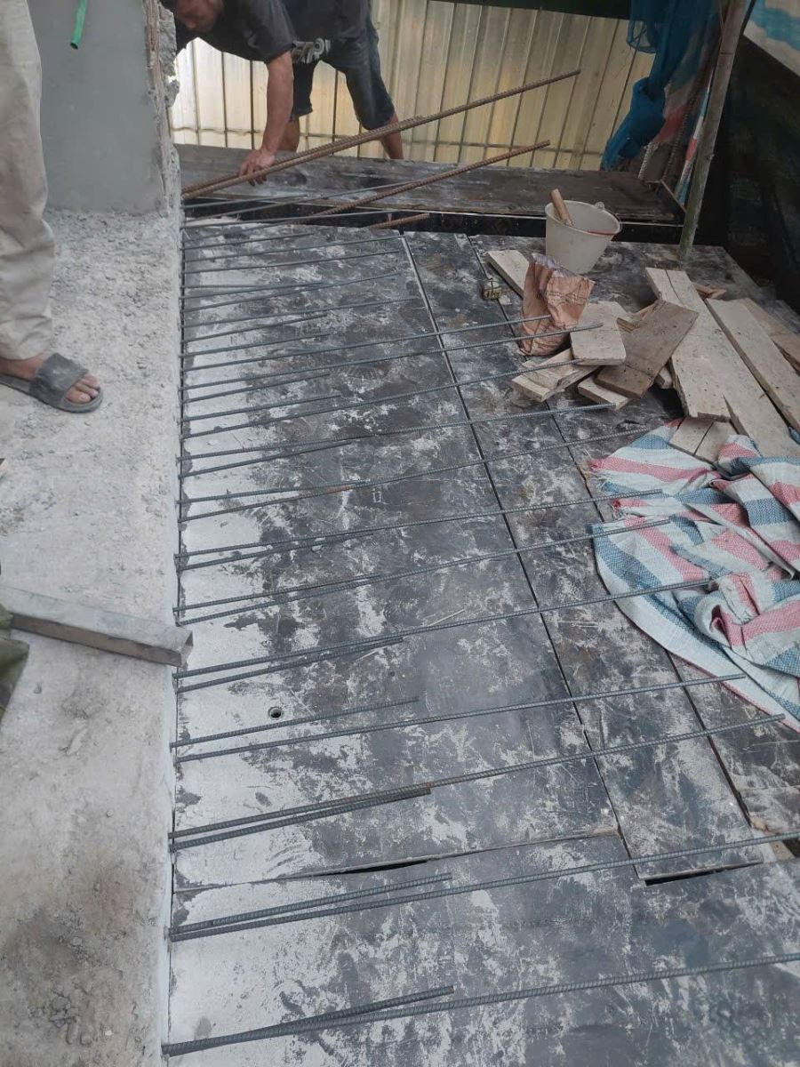 khoan cấy thép sàn