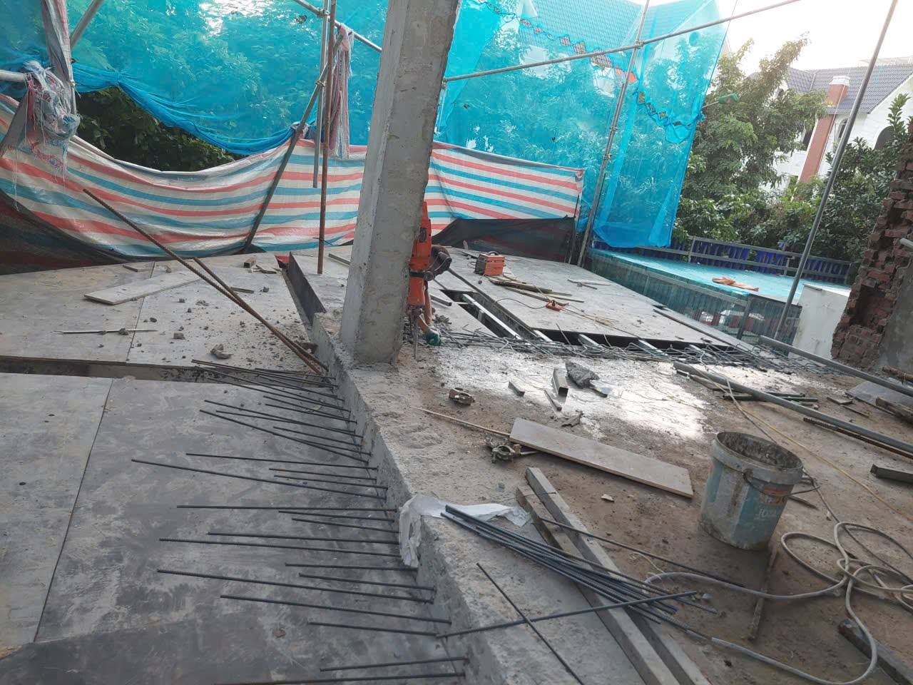 thi công khoan cấy thép